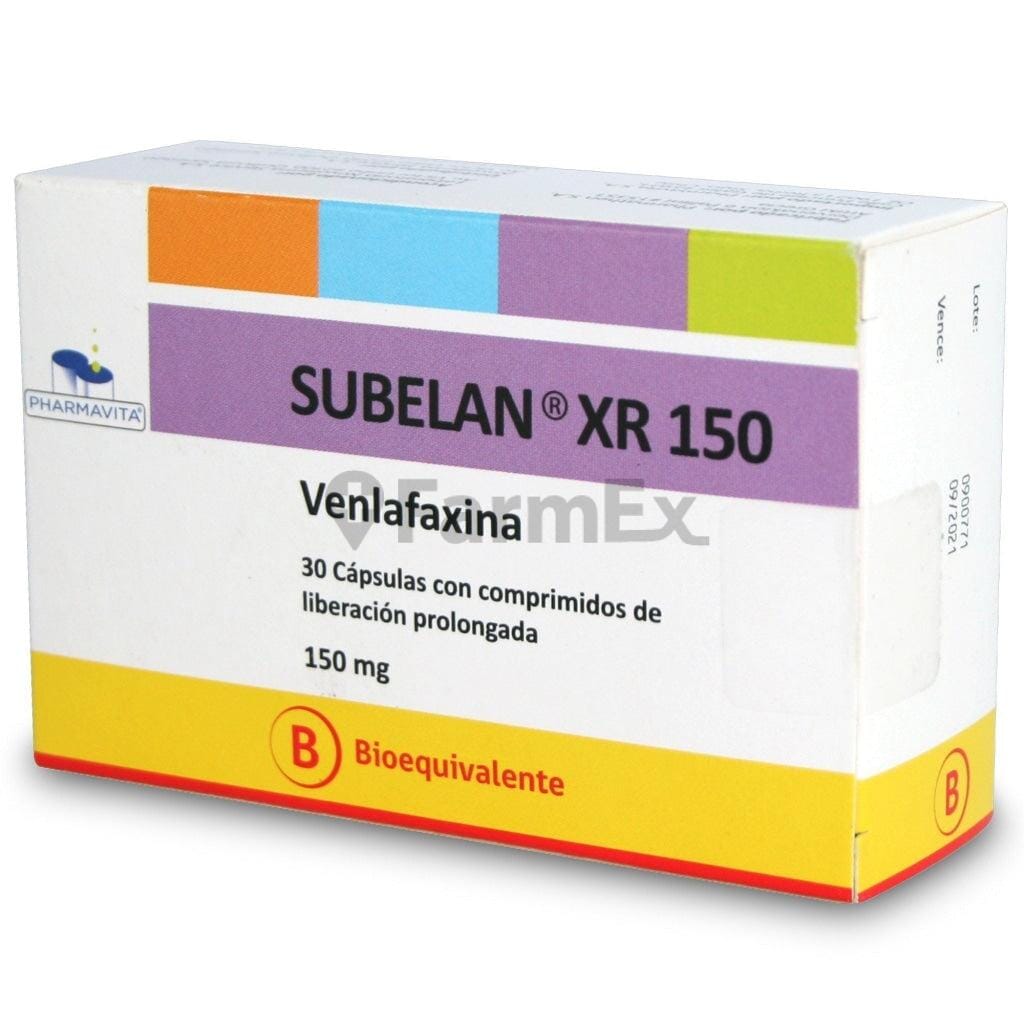 Subelan XR 150 mg x 30 cápsulas de Liberación Prolongada susc-1 de 6 meses Farmex-Suscripciones-Persistente